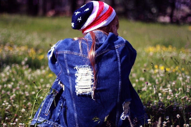 American Flag Beanie