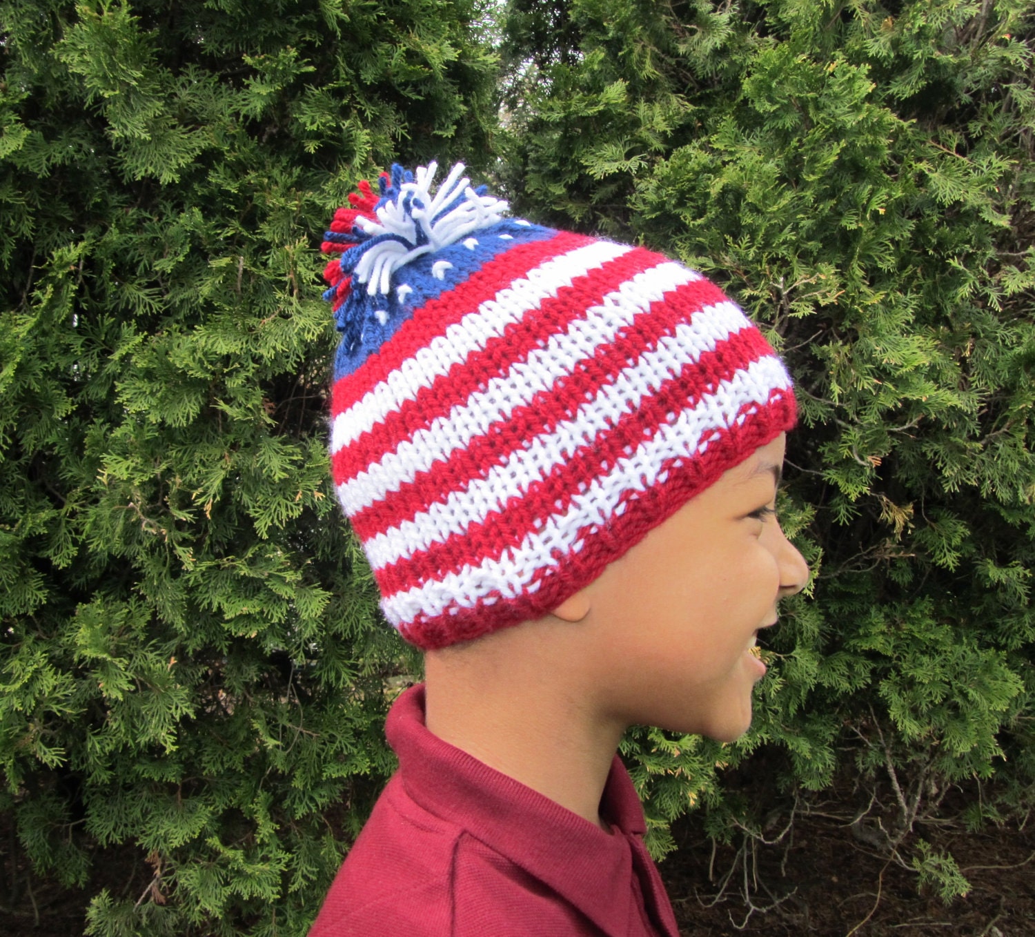 American Flag Beanie