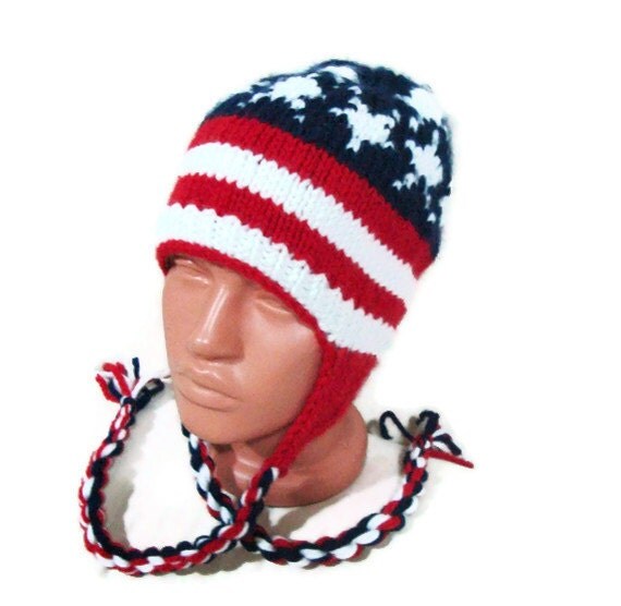 American Flag Beanie