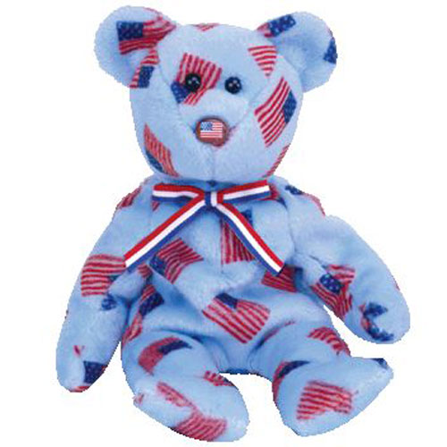 American Flag Beanie Baby