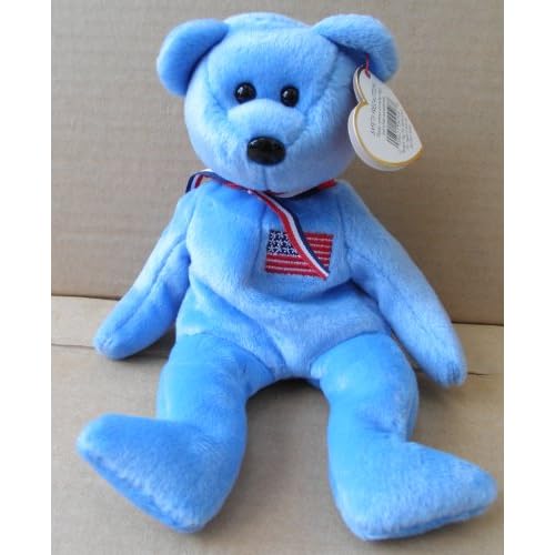 American Flag Beanie Baby