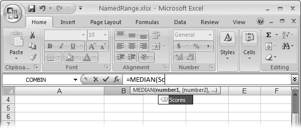 Autocomplete Excel 2007