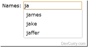 Autocomplete Jquery Ajax