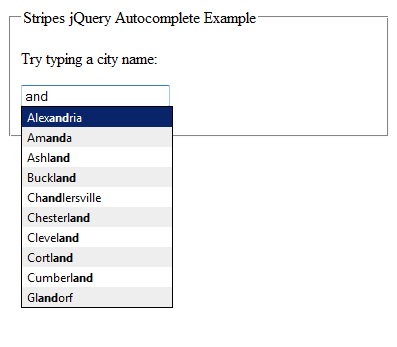 Autocomplete Jquery Example Asp.net