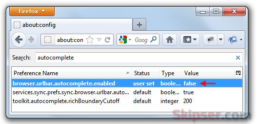 Autocomplete Off Firefox