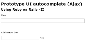 Autocomplete Prototype