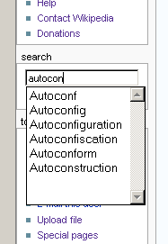 Autocomplete Search Bar