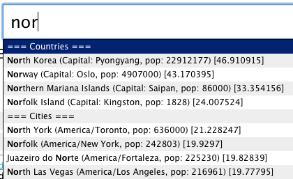 Autocomplete Search Jquery