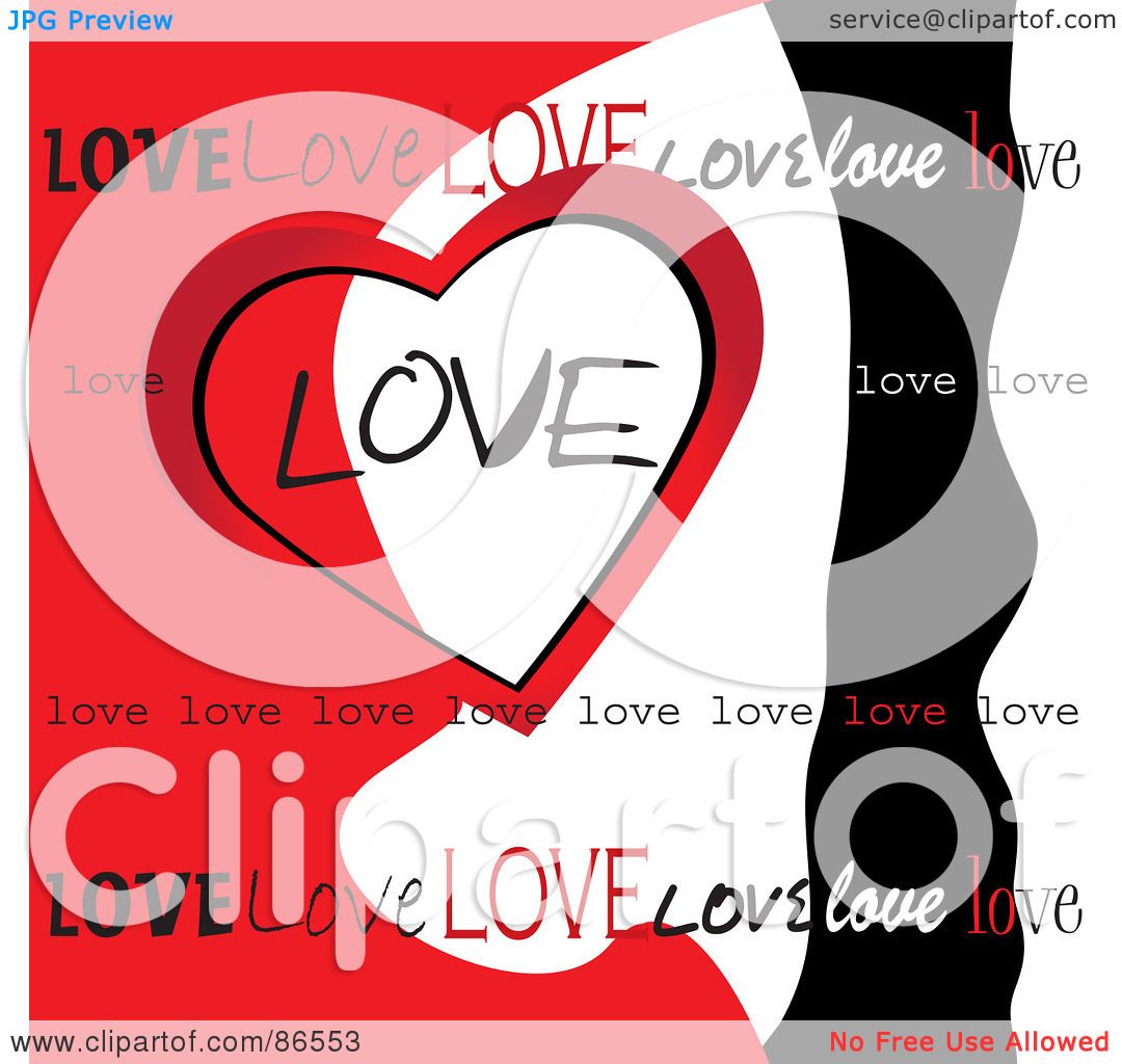 Black Love Hearts Background