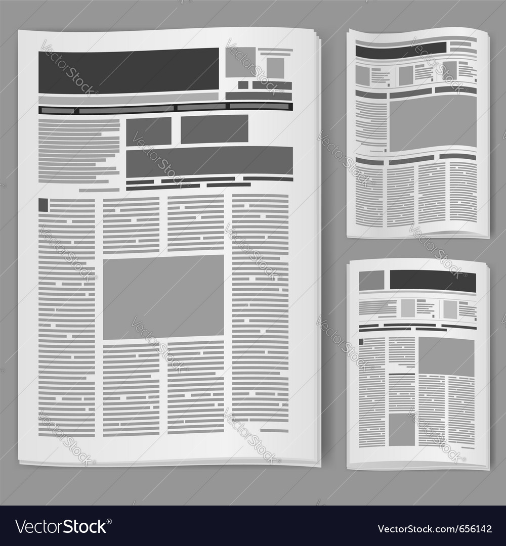 Blank Newspaper Article Template