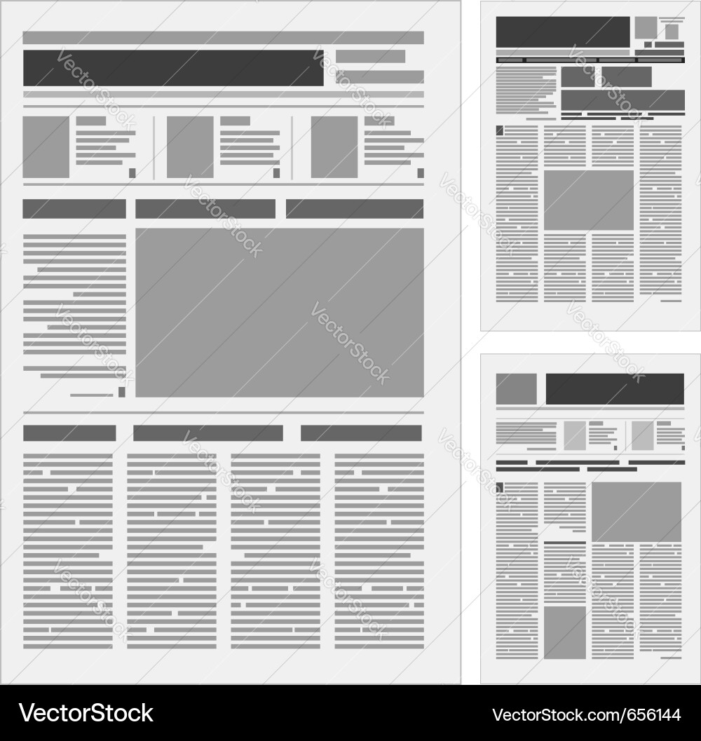 Blank Newspaper Article Template For Kids