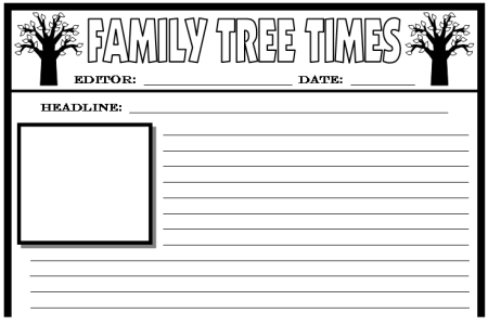 Blank Newspaper Template For Kids Pdf