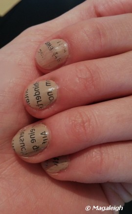 Can You Make Newspaper Nails With Water