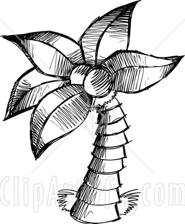 Coconut Palm Tree Clip Art