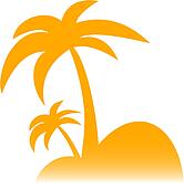 Coconut Palm Tree Clip Art