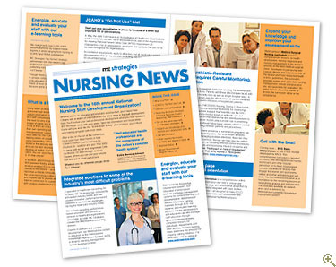 Corporate Newsletter Design Samples