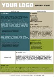 Fall Newsletter Templates Free