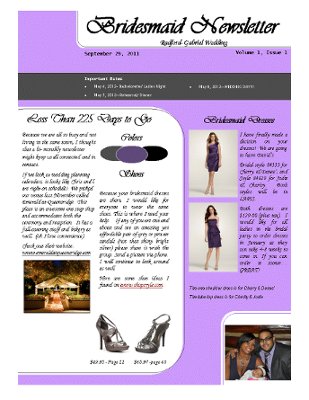 Free Newsletter Layout Ideas