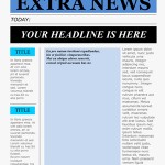 Free Newspaper Template For Word 2010