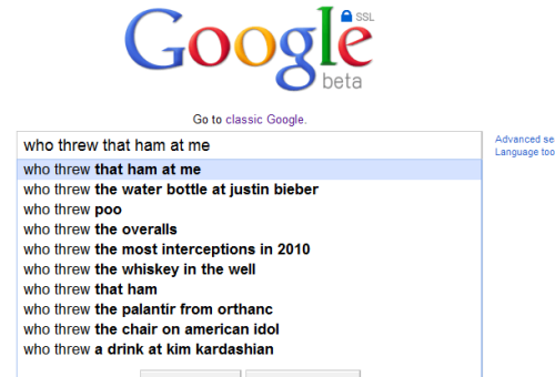 Google Autocomplete Fail