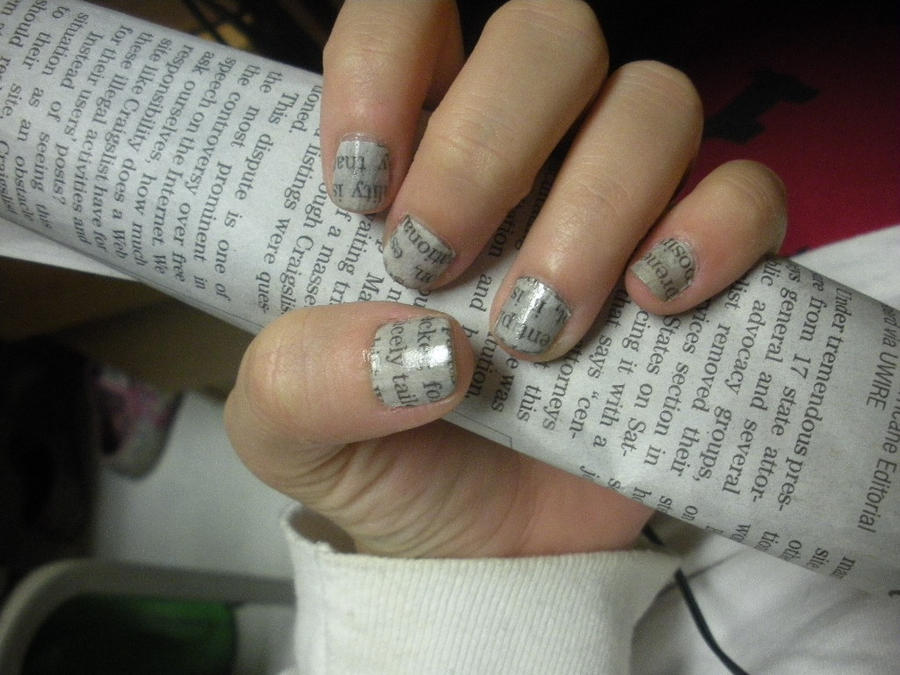 How To Do Newspaper Nails