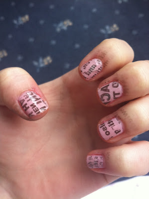 How To Do Newspaper Nails