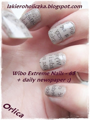 How To Do Newspaper Nails Using Water