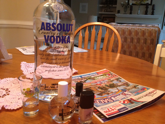 How To Do Newspaper Nails With Vodka