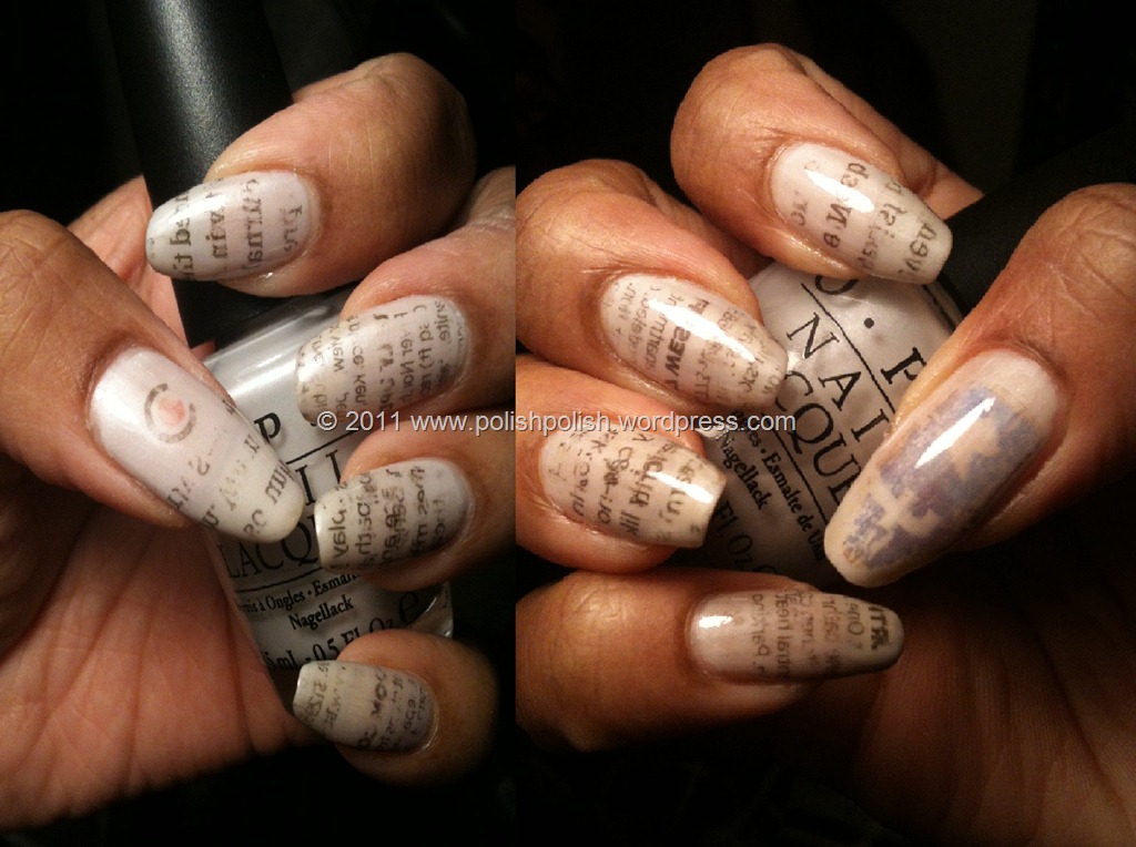 How To Do Newspaper Nails Without Newspaper