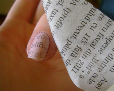 How To Do Newspaper Nails Yahoo