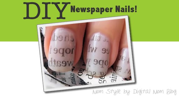 How To Make Newspaper Nails