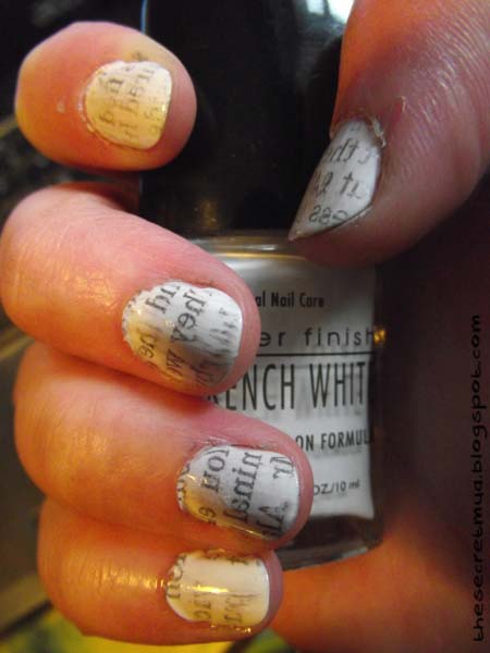 How To Make Newspaper Nails Without Newspaper