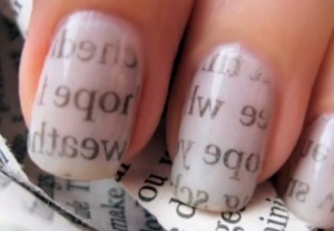 How To Make Newspaper Nails Without Newspaper