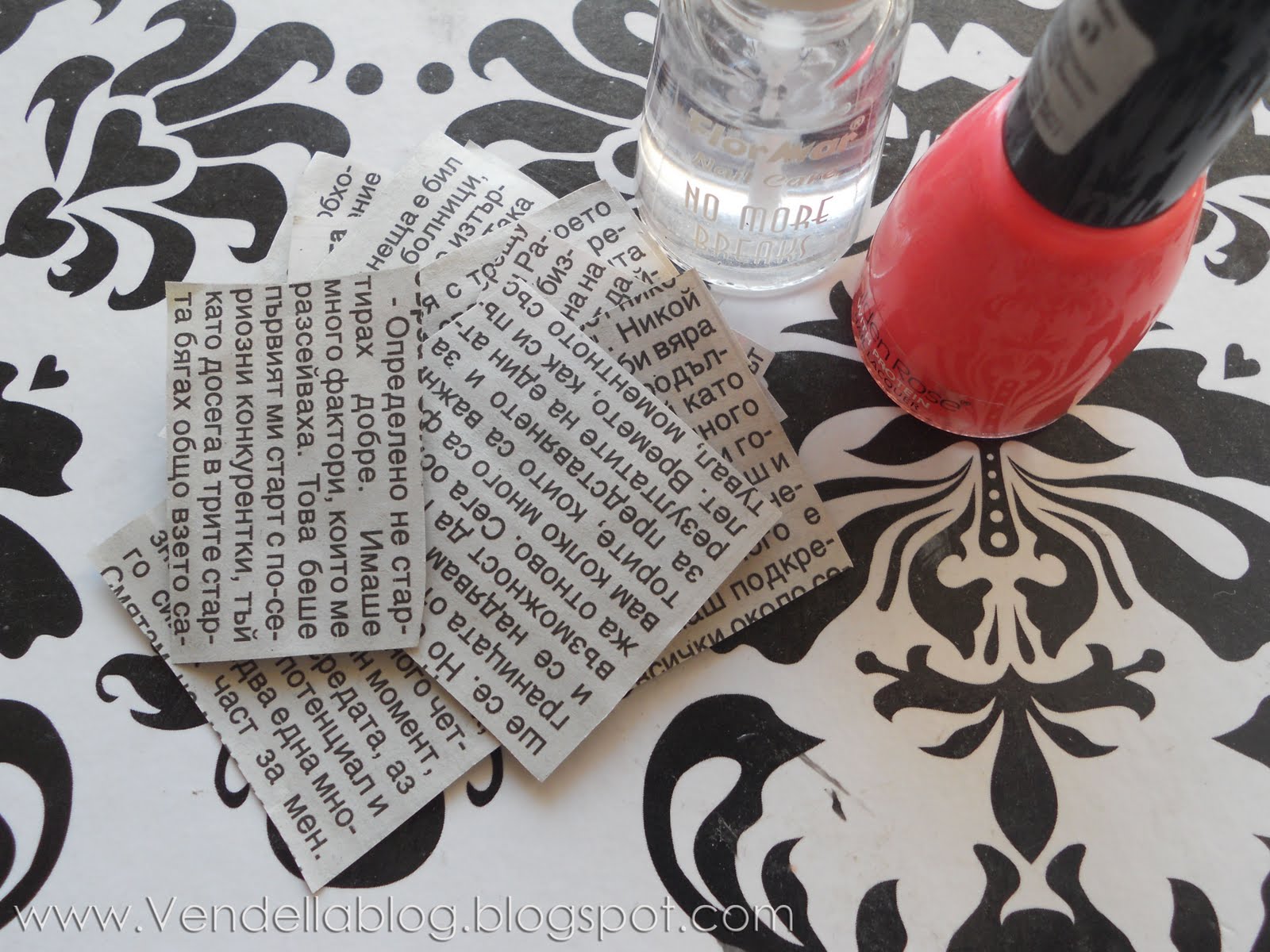 How To Make Newspaper Nails Without Rubbing Alcohol