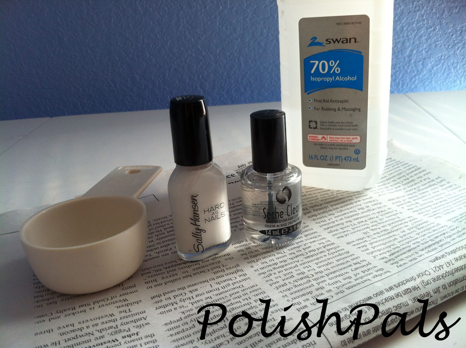 How To Make Newspaper Nails Without Rubbing Alcohol