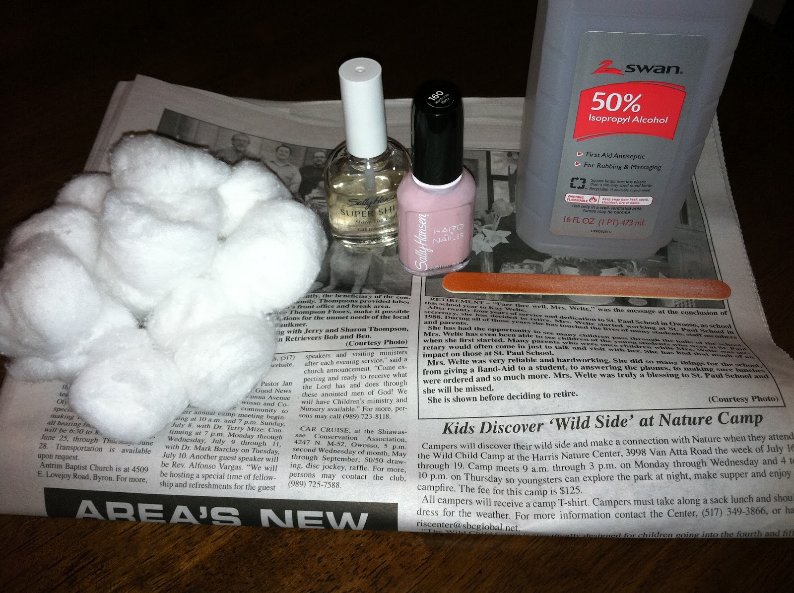 How To Make Newspaper Nails Without Rubbing Alcohol