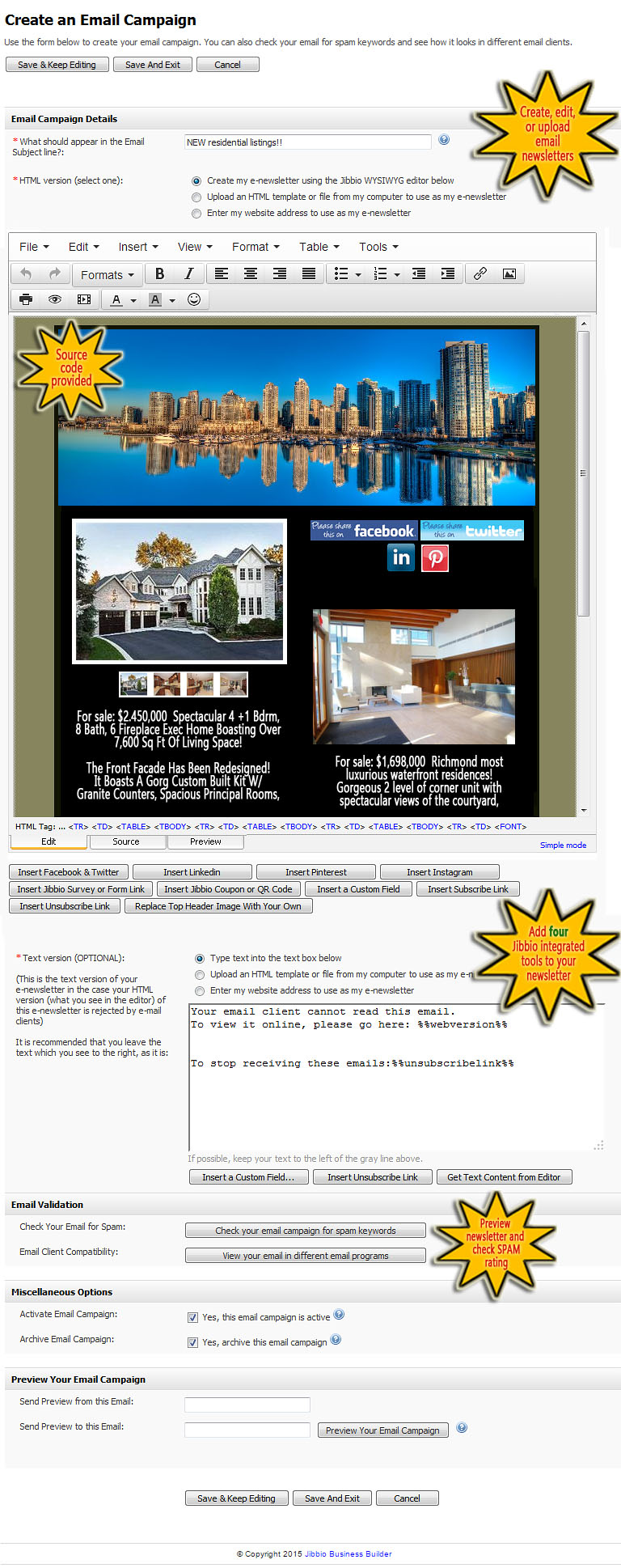 Html Newsletter Design Examples