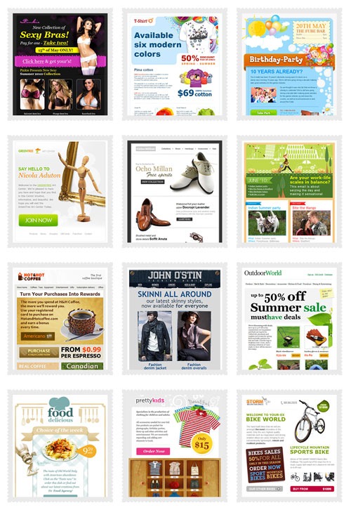 Html Newsletter Design Examples