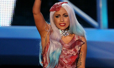 Lady Gaga Meat Dress Real Meat Smell