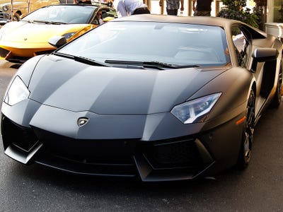 Lamborghini Aventador Black