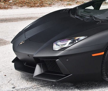 Lamborghini Aventador Black And White