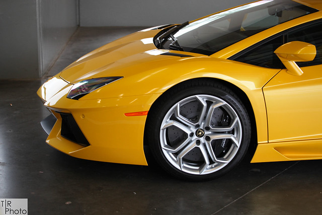 Lamborghini Aventador Black And Yellow