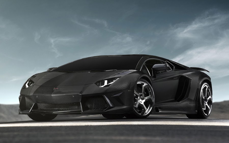 Lamborghini Aventador Black Background