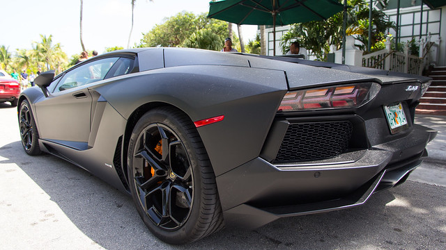 Lamborghini Aventador Black Interior