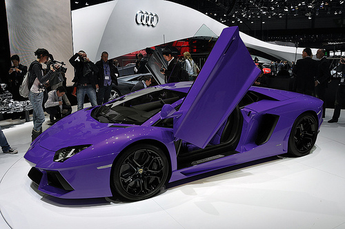 Lamborghini Aventador Black Interior