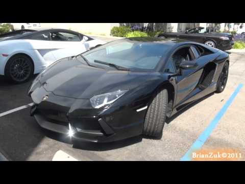 Lamborghini Aventador Black Interior