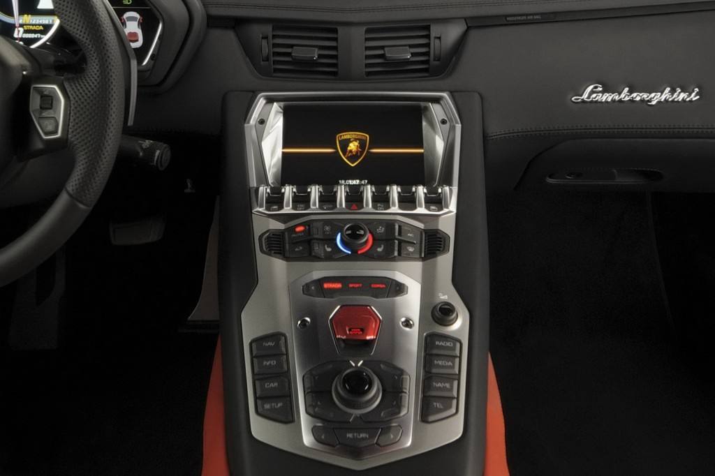 Lamborghini Aventador Black Interior