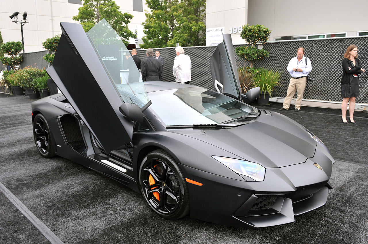 Lamborghini Aventador Black Interior