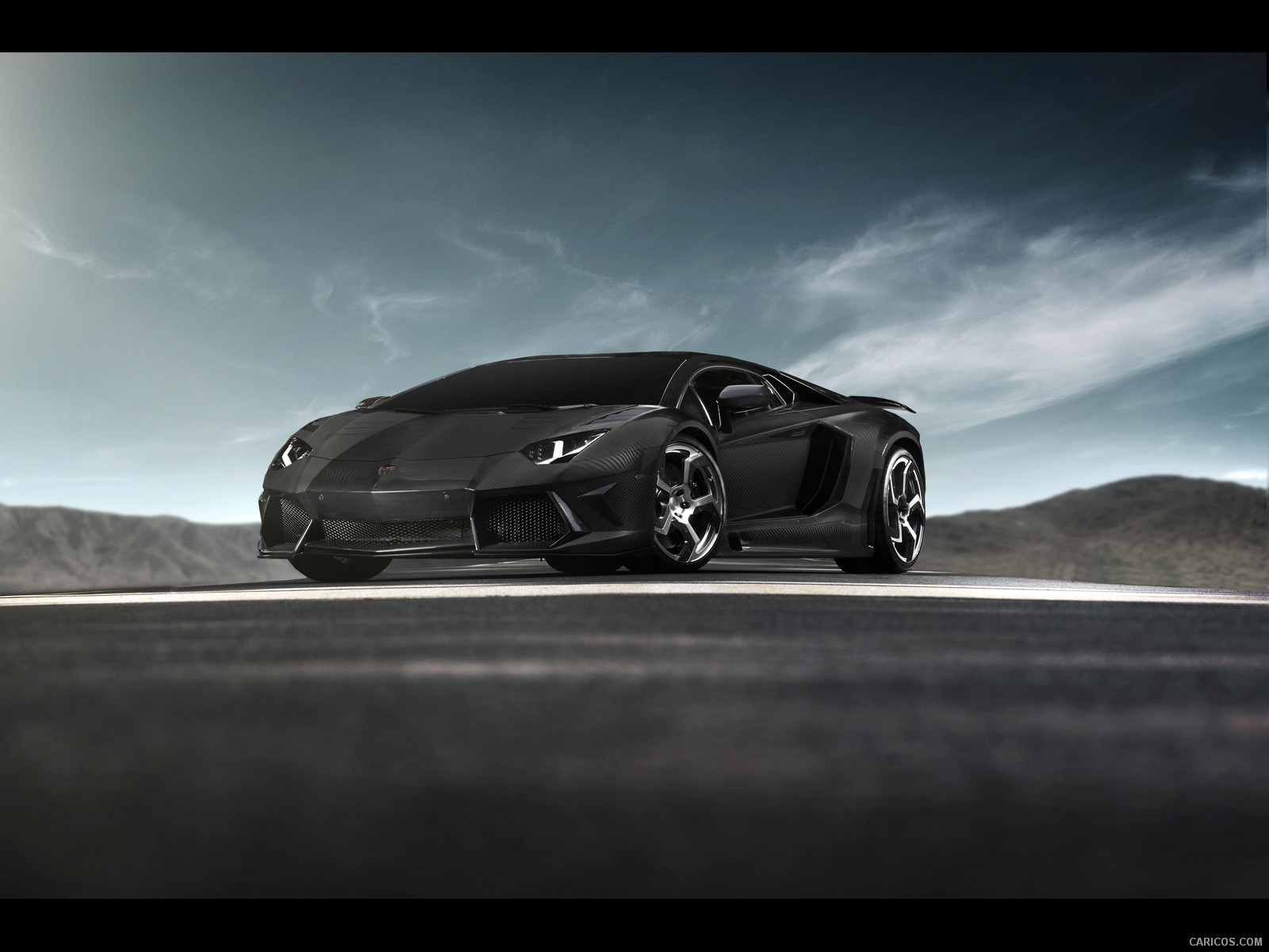 Lamborghini Aventador Black Wallpaper Hd