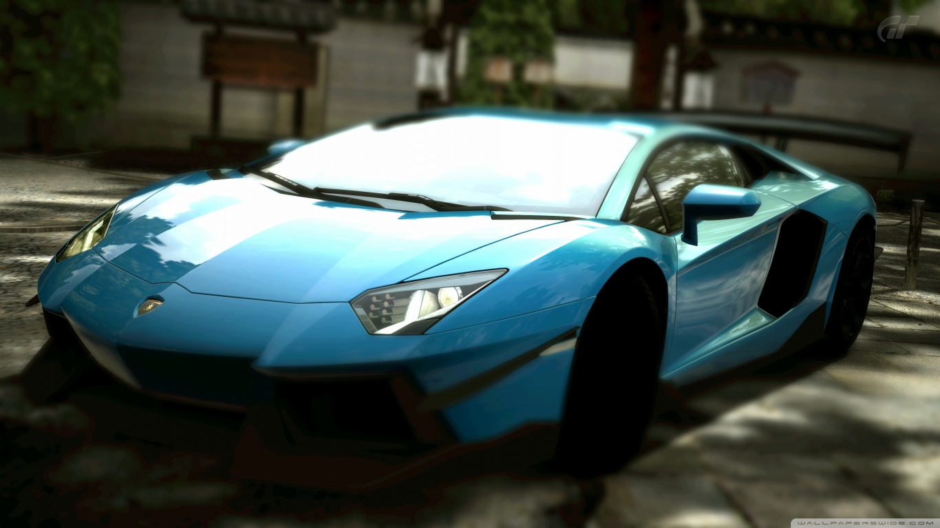 Lamborghini Aventador Wallpaper 1366x768